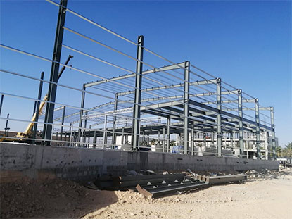 Оман Двухэтажный Стальная структура мастерская