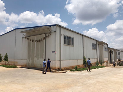 Стальной структурный мастерской в Уганде
