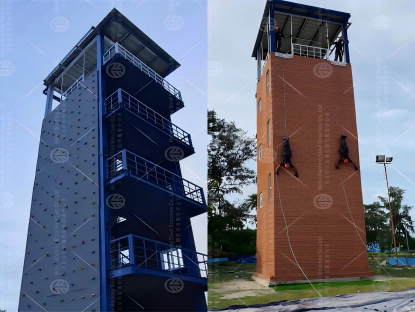  Steel Structure Tension Tower for Sports Climbing